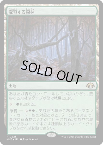 画像1: 【JPN】変容する森林/Shifting Woodland[MTG_MH3_0228_R] (1)