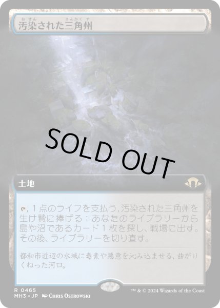 画像1: 【JPN】★Extended-Art Foil★汚染された三角州[MTG_MH3_0465_R] (1)