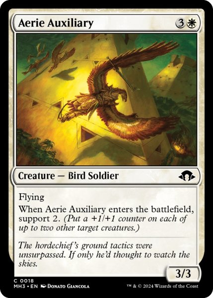 画像1: 【ENG】空からの援軍/Aerie Auxiliary[MTG_MH3_0018_C] (1)