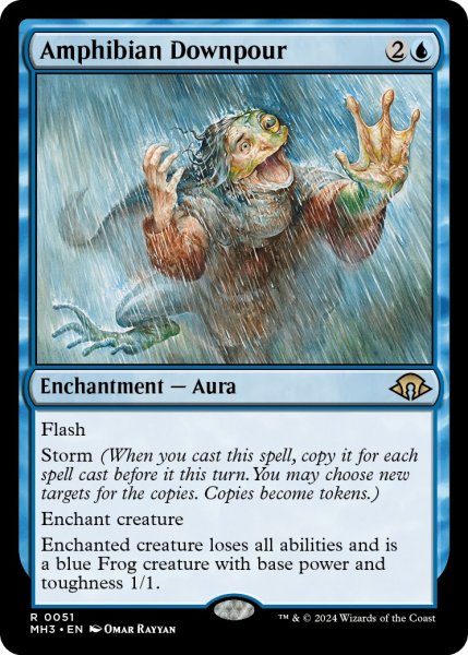 画像1: 【ENG】両生類の豪雨/Amphibian Downpour[MTG_MH3_0051_R] (1)