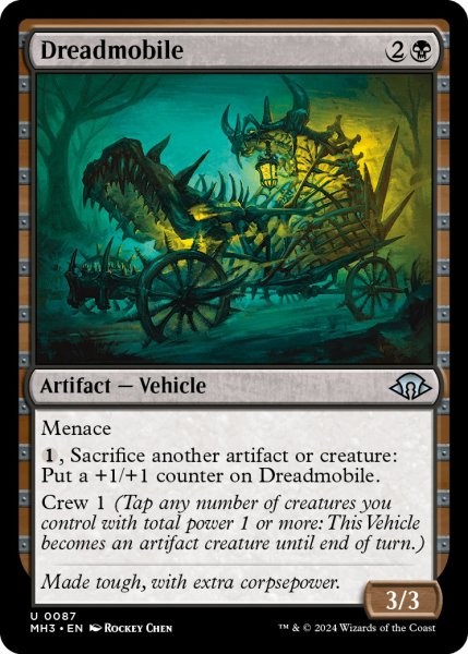 画像1: 【ENG】戦慄車/Dreadmobile[MTG_MH3_0087_U] (1)