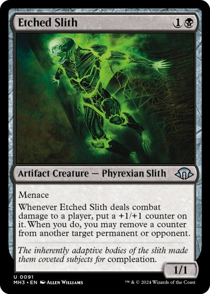 画像1: 【ENG】刻まれたスリス/Etched Slith[MTG_MH3_0091_U] (1)