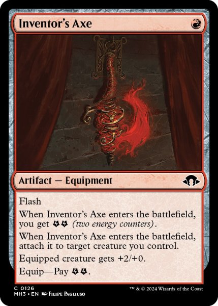 画像1: 【ENG】発明者の斧/Inventor's Axe[MTG_MH3_0126_C] (1)