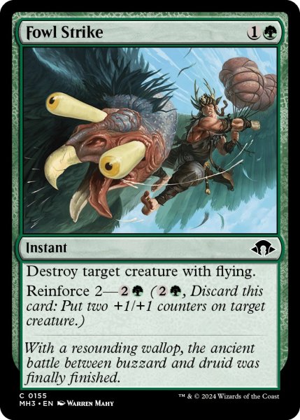 画像1: 【ENG】鳥撃/Fowl Strike[MTG_MH3_0155_C] (1)