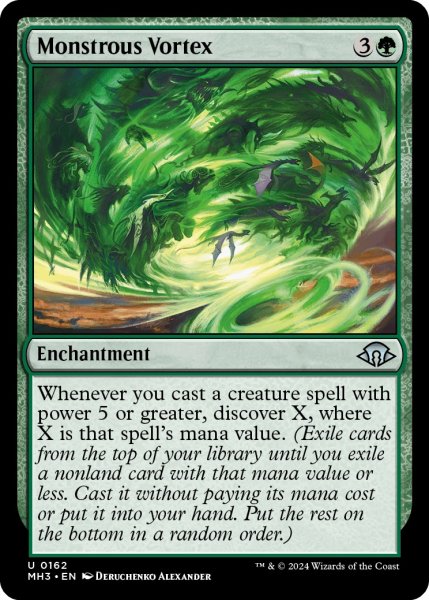 画像1: 【ENG】怪物渦/Monstrous Vortex[MTG_MH3_0162_U] (1)