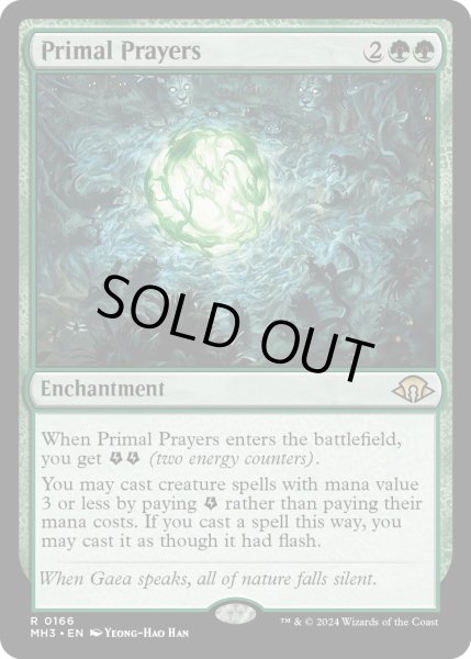 画像1: 【ENG】★Foil★原初の祈り/Primal Prayers[MTG_MH3_0166_R] (1)