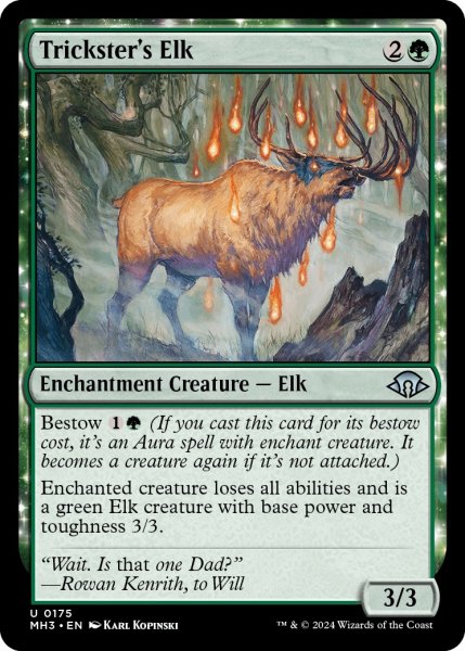 画像1: 【ENG】トリックスターの大鹿/Trickster's Elk[MTG_MH3_0175_U] (1)