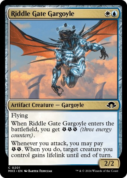 画像1: 【ENG】謎の門のガーゴイル/Riddle Gate Gargoyle[MTG_MH3_0201_C] (1)