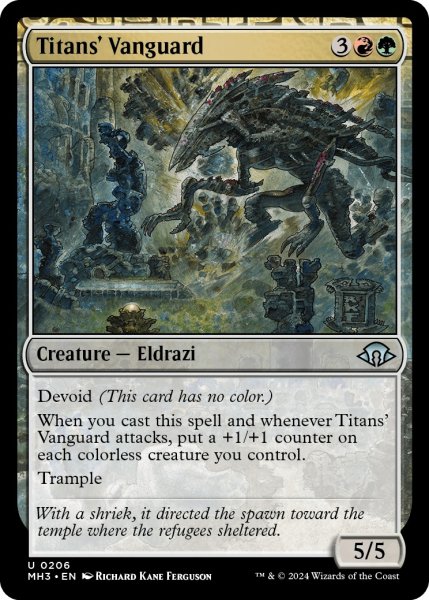 画像1: 【ENG】巨人の先兵/Titans' Vanguard[MTG_MH3_0206_U] (1)