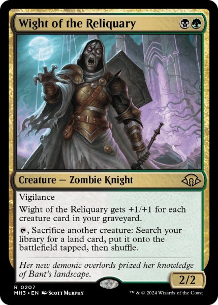 画像1: 【ENG】聖遺のワイト/Wight of the Reliquary[MTG_MH3_0207_R] (1)