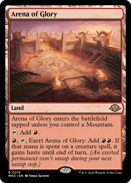 画像1: 【ENG】栄光の闘技場/Arena of Glory[MTG_MH3_0215_R] (1)