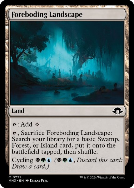 画像1: 【ENG】不吉地帯/Foreboding Landscape[MTG_MH3_0221_C] (1)