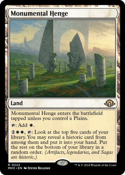 画像1: 【ENG】記念碑的列石/Monumental Henge[MTG_MH3_0222_R] (1)