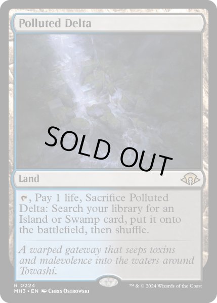 画像1: 【ENG】★Foil★汚染された三角州/Polluted Delta[MTG_MH3_0224_R] (1)