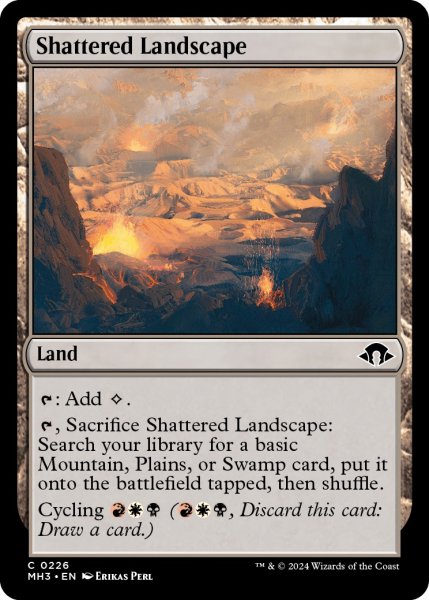 画像1: 【ENG】被災地帯/Shattered Landscape[MTG_MH3_0226_C] (1)