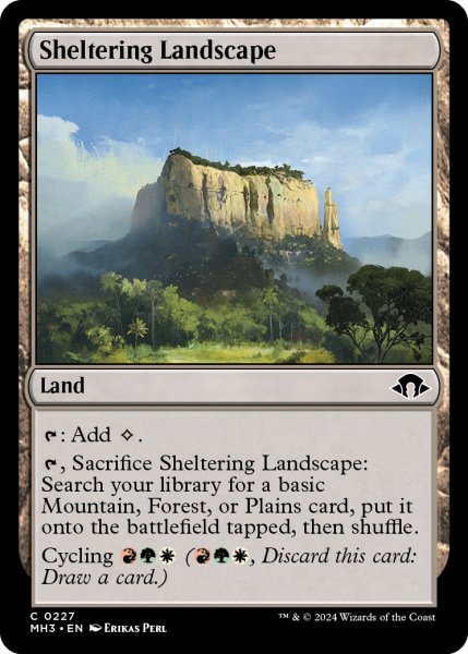 画像1: 【ENG】孤立地帯/Sheltering Landscape[MTG_MH3_0227_C] (1)