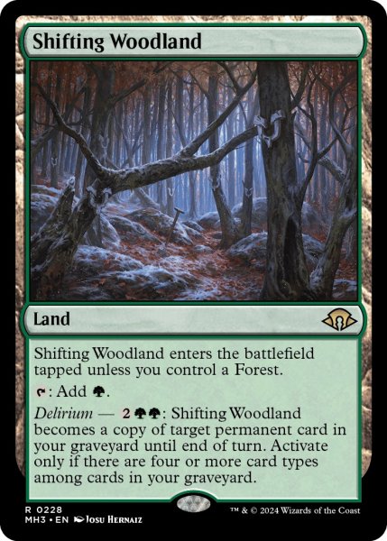 画像1: 【ENG】変容する森林/Shifting Woodland[MTG_MH3_0228_R] (1)