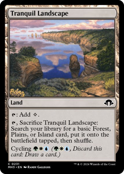 画像1: 【ENG】安息地帯/Tranquil Landscape[MTG_MH3_0231_C] (1)