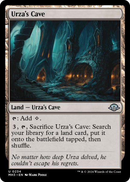 画像1: 【ENG】ウルザの洞窟/Urza's Cave[MTG_MH3_0234_U] (1)