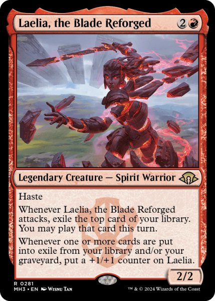 画像1: 【ENG】再鍛の刃、ラエリア/Laelia, the Blade Reforged[MTG_MH3_0281_R] (1)