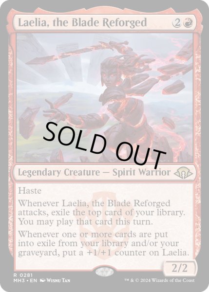 画像1: 【ENG】★Foil★再鍛の刃、ラエリア/Laelia, the Blade Reforged[MTG_MH3_0281_R] (1)