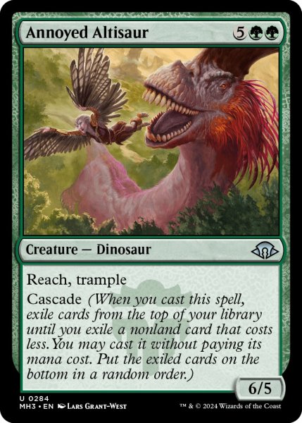 画像1: 【ENG】苛立つアルティサウルス/Annoyed Altisaur[MTG_MH3_0284_U] (1)