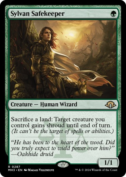 画像1: 【ENG】森を護る者/Sylvan Safekeeper[MTG_MH3_0287_R] (1)