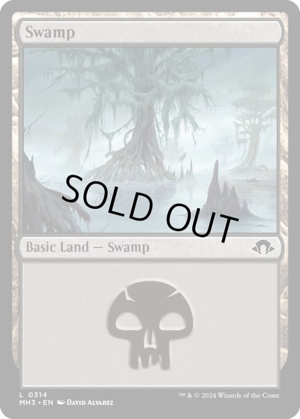 画像1: 【ENG】沼/Swamp[MTG_MH3_0314_L] (1)