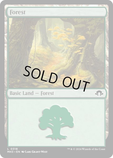 画像1: 【ENG】森/Forest[MTG_MH3_0318_L] (1)