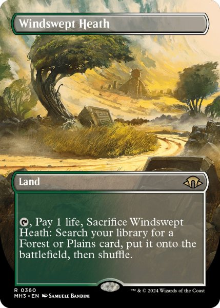 画像1: 【ENG】吹きさらしの荒野/Windswept Heath[MTG_MH3_0360_R] (1)