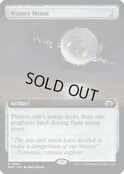 画像1: 【ENG】★Extended-Art Foil★冬の月/Winter Moon[MTG_MH3_0462_R] (1)