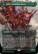 画像1: 【ENG】★textured foil★大食の幼生、グリスト//疫病の群れ、グリスト/Grist, Voracious Larva//Grist, the Plague Swarm[MTG_MH3_0472_M] (1)