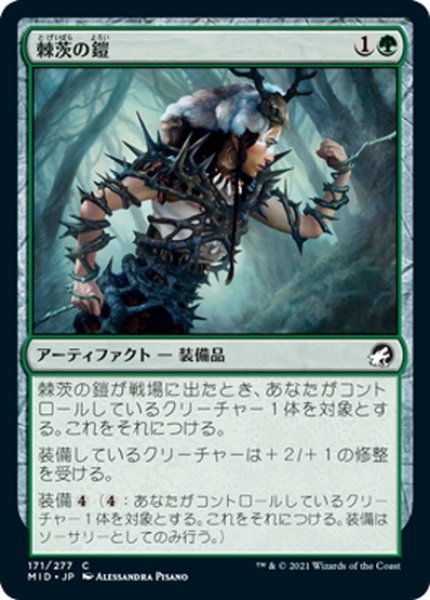 画像1: 【JPN】棘茨の鎧/Bramble Armor[MTG_MID_171C] (1)