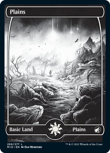 画像1: 【JPN】平地/Plains[MTG_MID_269L] (1)