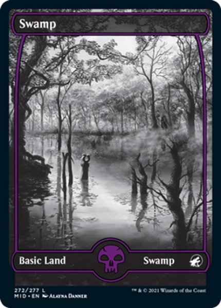 画像1: 【JPN】沼/Swamp[MTG_MID_272L] (1)