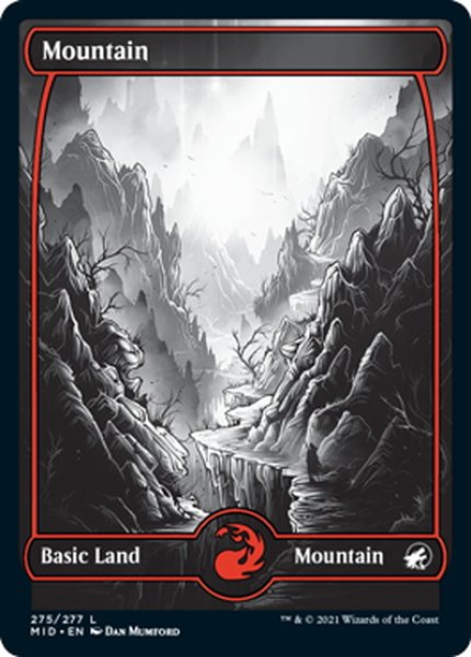 画像1: 【JPN】山/Mountain[MTG_MID_275L] (1)