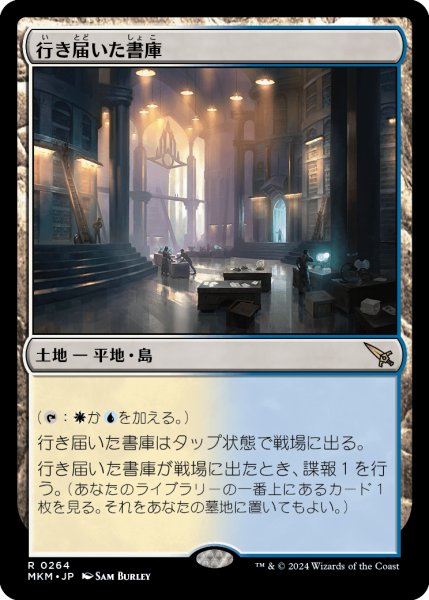 画像1: 【JPN】行き届いた書庫/Meticulous Archive[MTG_MKM_0264_R] (1)