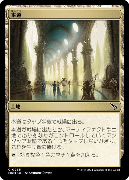 画像1: 【JPN】本道/Public Thoroughfare[MTG_MKM_0265_C] (1)