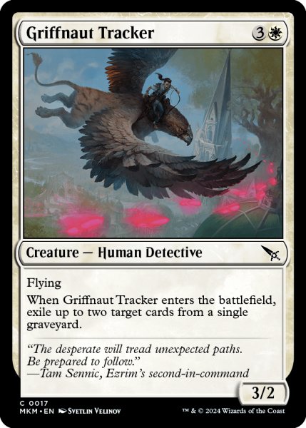 画像1: 【ENG】グリフィン乗りの追跡者/Griffnaut Tracker[MTG_MKM_0017_C] (1)