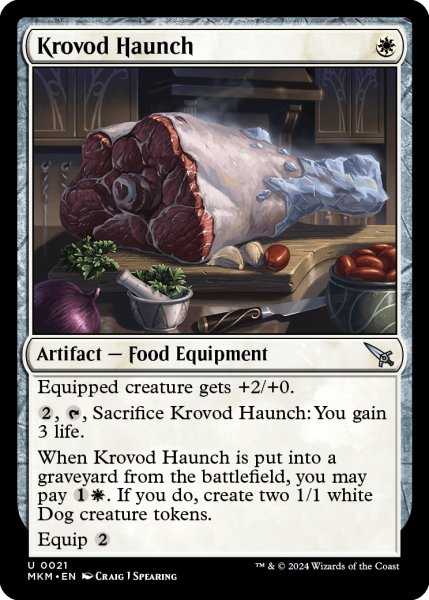 画像1: 【ENG】クロヴァドの脚肉/Krovod Haunch[MTG_MKM_0021_U] (1)