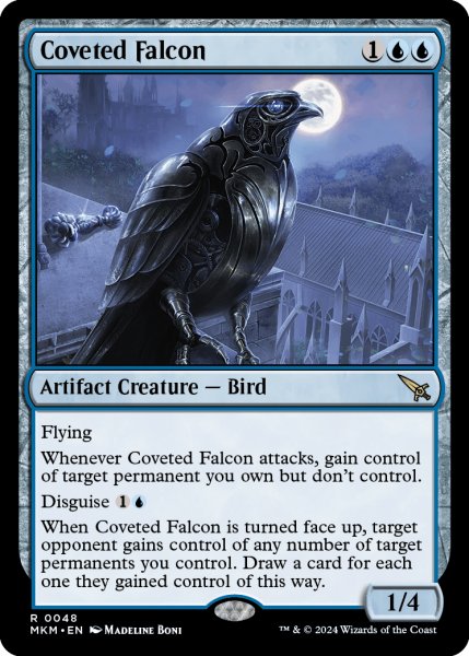 画像1: 【ENG】切望の隼/Coveted Falcon[MTG_MKM_0048_R] (1)