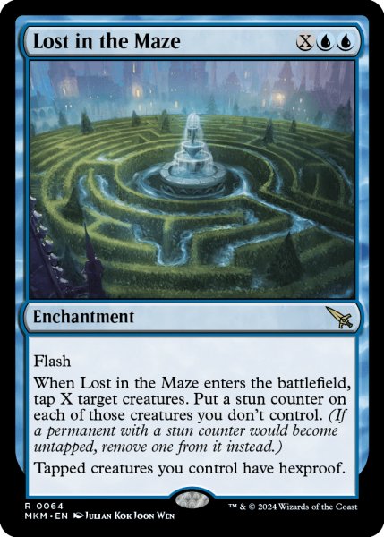 画像1: 【ENG】迷路での迷子/Lost in the Maze[MTG_MKM_0064_R] (1)