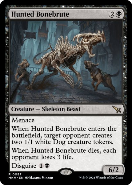 画像1: 【ENG】狩り立てられた暴骨/Hunted Bonebrute[MTG_MKM_0087_R] (1)