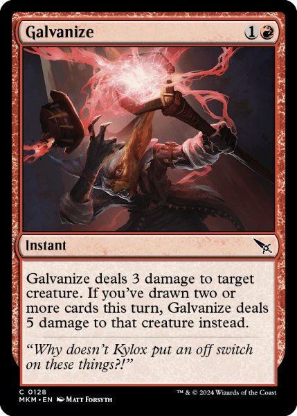 画像1: 【ENG】通電/Galvanize[MTG_MKM_0128_C] (1)