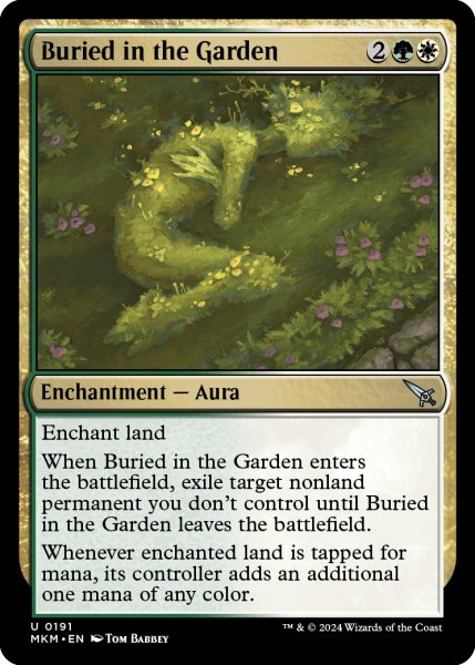 画像1: 【ENG】庭園への埋設/Buried in the Garden[MTG_MKM_0191_U] (1)