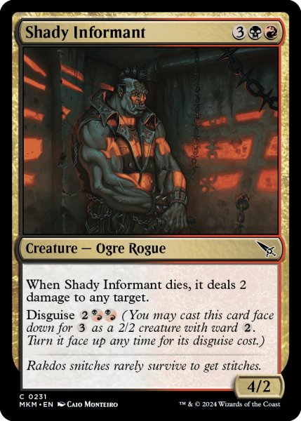 画像1: 【ENG】不審な密通者/Shady Informant[MTG_MKM_0231_C] (1)