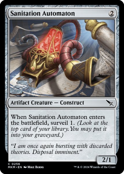 画像1: 【ENG】衛生管理用自動機械/Sanitation Automaton[MTG_MKM_0256_C] (1)