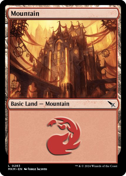 画像1: 【ENG】山/Mountain[MTG_MKM_0283_L] (1)