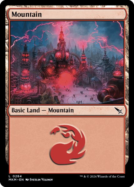 画像1: 【ENG】山/Mountain[MTG_MKM_0284_L] (1)