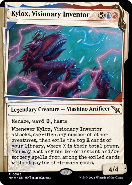 画像1: 【ENG】■Showcace Frame■先見的発明者、カイロックス/Kylox, Visionary Inventor[MTG_MKM_0365_R] (1)